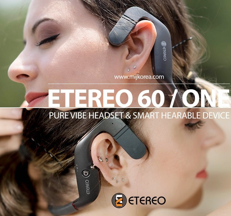 ETEREO ONE Pure Vibe Bone Conduction Bluetooth 5.0 Headsets